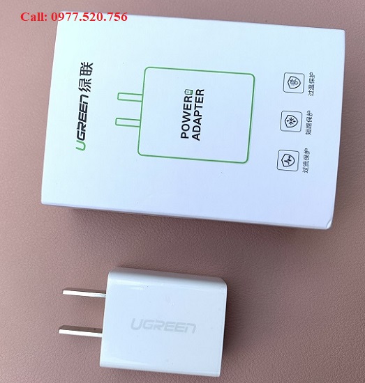 Củ sạc 1 cổng USB (5V/1A) Ugreen 50714 chính hãng